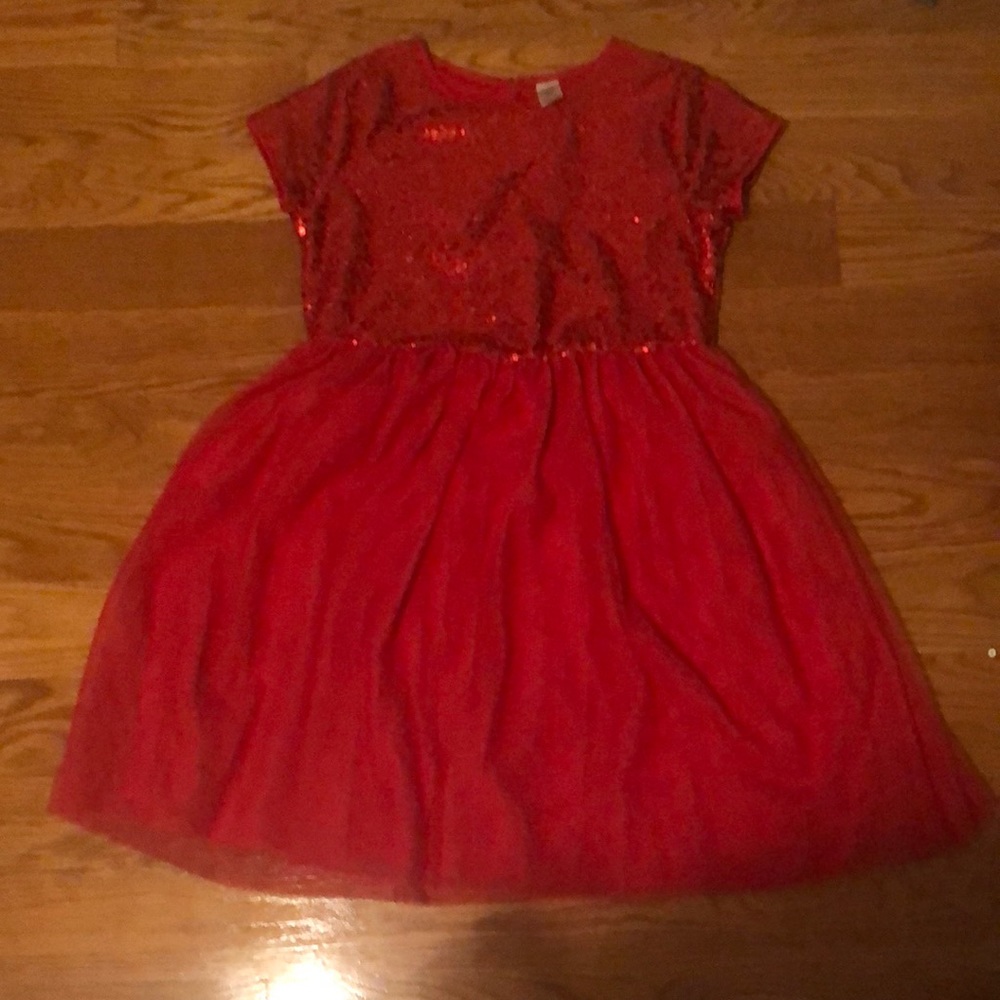 Girls red dress